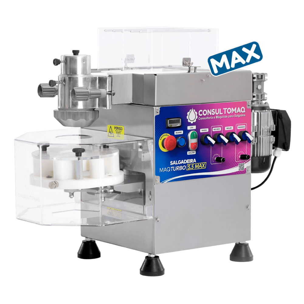 Modeladora Consultomaq MaqTurbo MAX para bocaditos, churros y croquetas